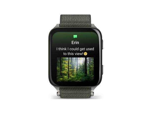 Garmin - Venu X1 GPS Smartwatch 51 mm Fiber-reinforced polymer - Moss with Titanium Caseback - (2025) - image 6