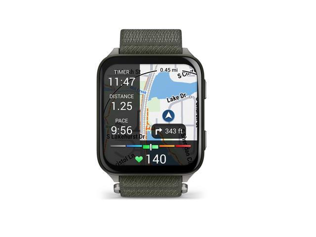 Garmin - Venu X1 GPS Smartwatch 51 mm Fiber-reinforced polymer - Moss with Titanium Caseback - (2025) - image 7