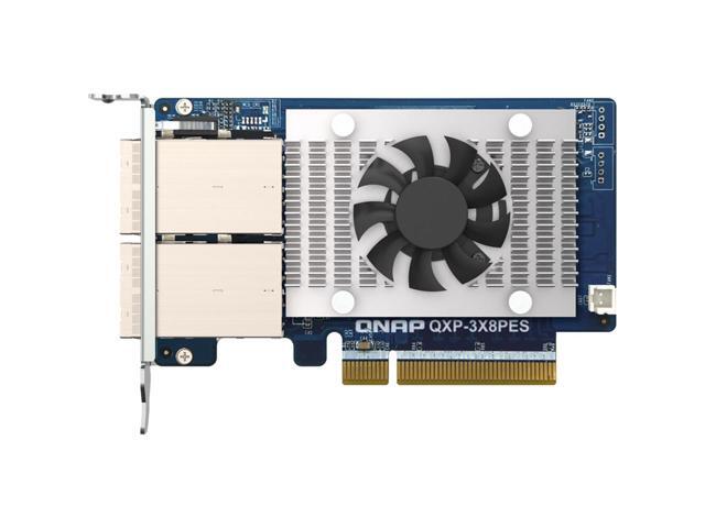 QNAP QXP-3X8PES Dual-Port PCIe Gen3 x8 Expansion Card for QNAP PCIe JBOD series (QXP-3X8PES)