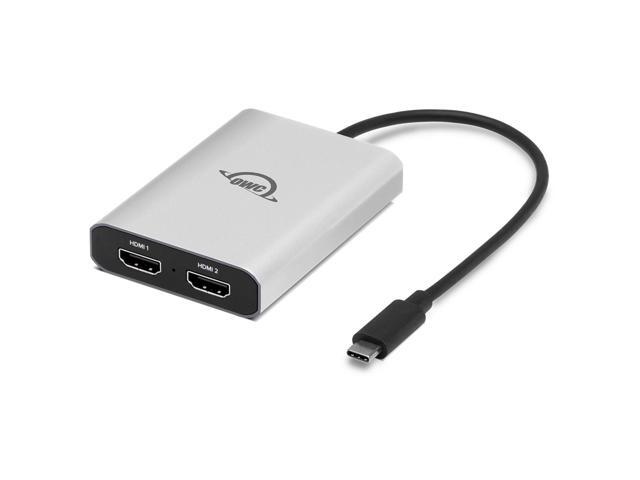 OWC USB-C to Dual HDMI 4K Display Adapter with DisplayLink #OWCCADPDL2HDMIQ