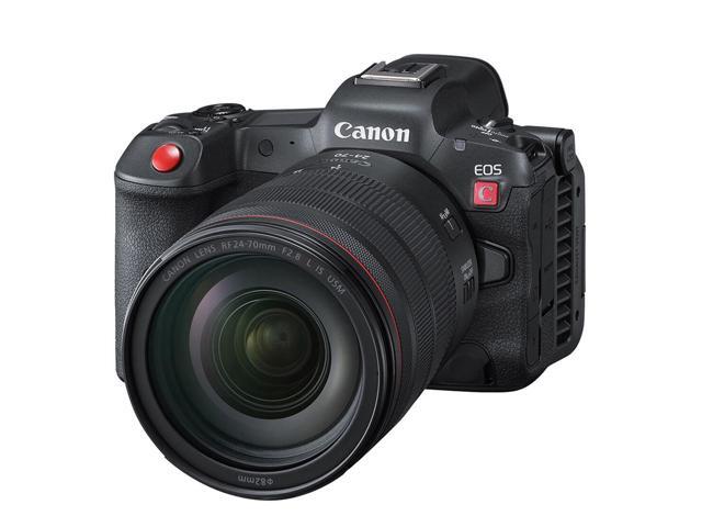Canon - EOS R5 C 8K Video Mirrorless Cinema Camera with RF24-70 f/2.8 L IS USM Lens - Black - image 8