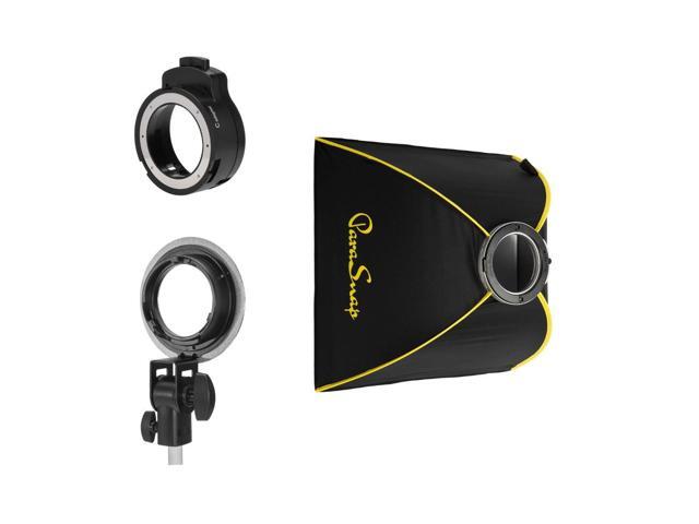 Glow ParaSnap 24x24' Square Softbox with Adapter for Roundhead Speedlights