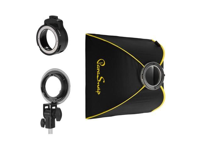 Glow ParaSnap 32x32' Square Softbox with Adapter for Roundhead Speedlights