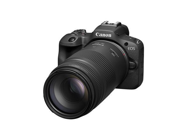 Canon - EOS R100 4K Video Mirrorless Camera Double Zoom Lens Kit with RF-S18-45mm and RF75-300mm Lenses - Black - image 5