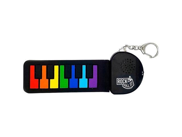 MUKIKIM Rock and Roll It Micro Rainbow Piano with Keychain #MUK-PNRBW-MINI