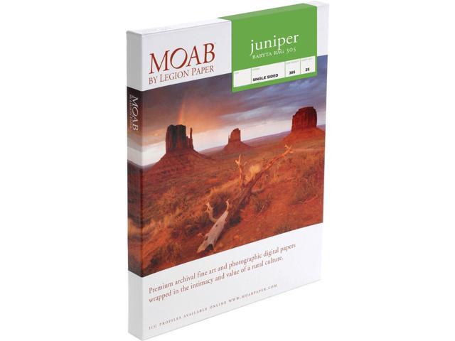 Moab Juniper Baryta Rag Glossy Fine Art Paper (11x14'), 25 Sheets