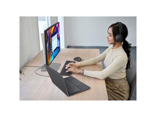 Dell - UltraSharp 27" IPS LED 4K UHD 120Hz Monitor with HDR (USB, HDMI) - Black, Silver, Dual Color - image 8