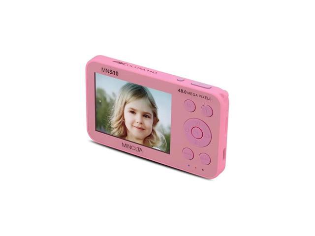Minolta MINOLTA MNS10 48MP / 4K Super Slim Camera (Pink)