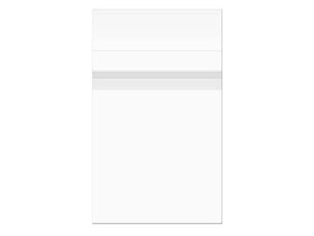ClearBags 8.43x10.25' Crystal Clear Protective Storage Bags with Flap, 100-Pack