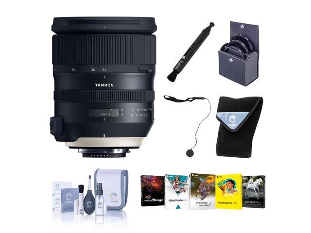 Tamron Di VC USD G2 Lens for Nikon F with Accessories Bundle