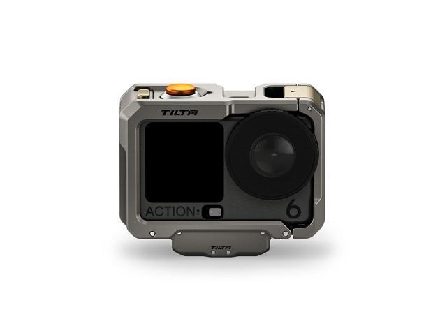 Tilta Camera Cage Base Kit for DJI Osmo Action 6, Titanium Gray