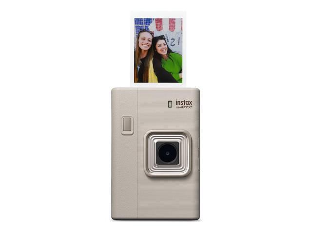 Fujifilm Instax Mini LiPlay+ Hybrid Instant Camera, Sand Beige #16948010