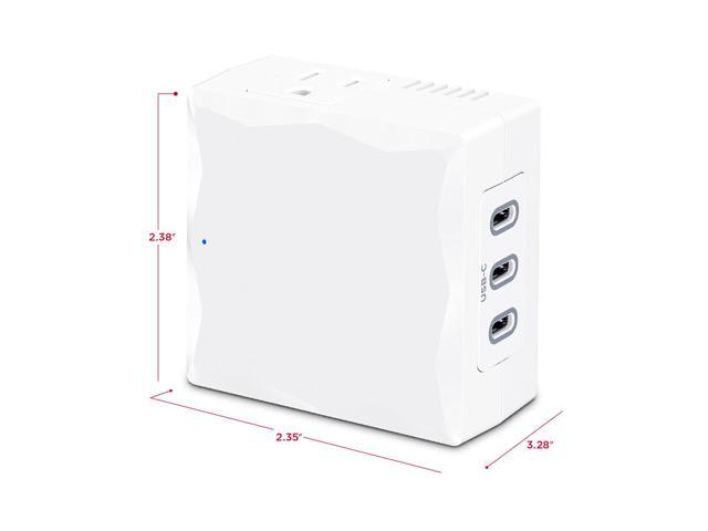 CyberPower P2WUC3 2-Outlet Home/Office Wall-Tap Surge Protector w/3x USB-C Port