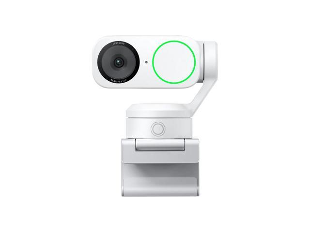 Insta360 Link 2 Standard Edition 4K Ultra HD 2-Axis Gimbal AI-Powered Webcam, Arctic White
