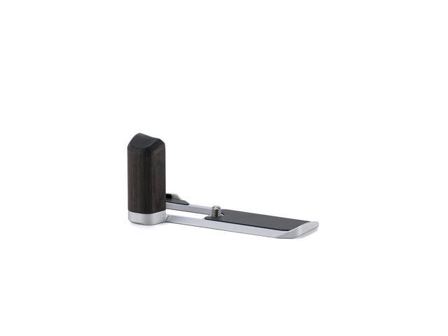 Tilta L-Bracket Mounting Baseplate with Wooden Grip for Fujifilm X-M5 Camera, Silver
