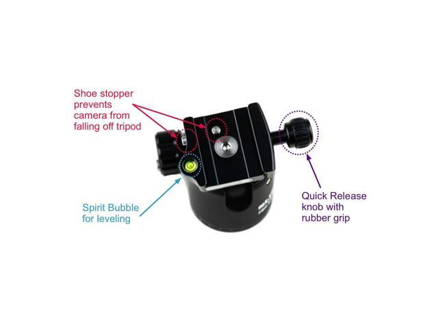 Slik PBH-52LP Low Profile Ball Head, Black #618-830