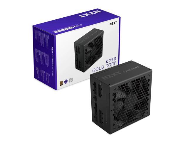 NZXT - Gold Core 750W ATX 3.1 / PCIE 5.1 80 Plus Gold Cybenetics Platinum Fully Modular Power Supply - Black - image 11