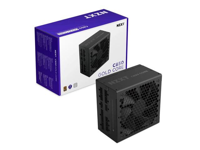 NZXT - Gold Core 850W ATX 3.1 / PCIE 5.1 80 Plus Gold Cybenetics Platinum Fully Modular Power Supply - Black - image 12