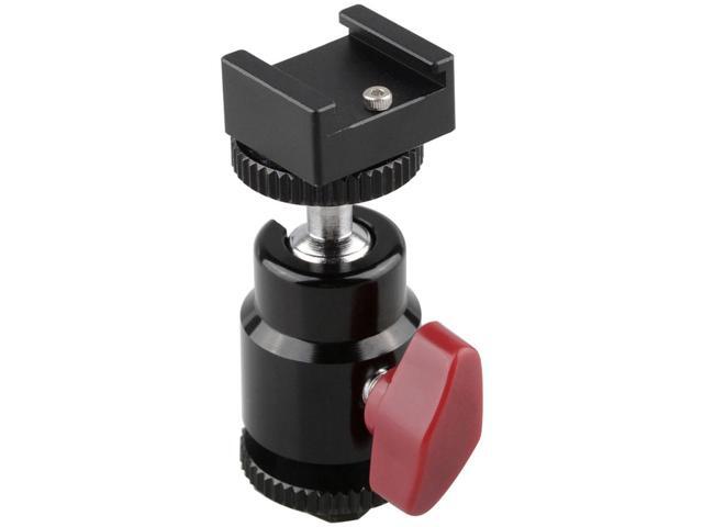 CAMVATE Mini Ball Head with Cold Shoe and Bottom Shoe Mount #C1488