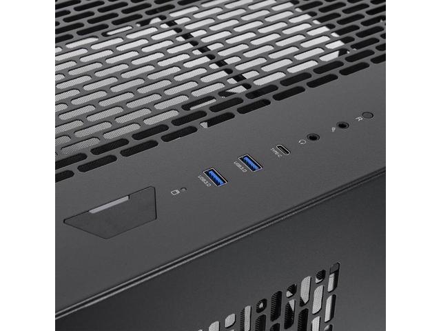 Thermaltake - CTE E550 TG Mid Tower ATX PC Case - Black - image 11