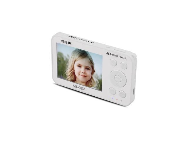 Minolta MINOLTA MNS10 48MP / 4K Super Slim Camera (White)