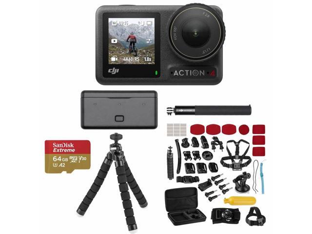 DJI Osmo Action 4 Camera Adventure Combo, Bundle w/Extreme Sport Accessory Kit