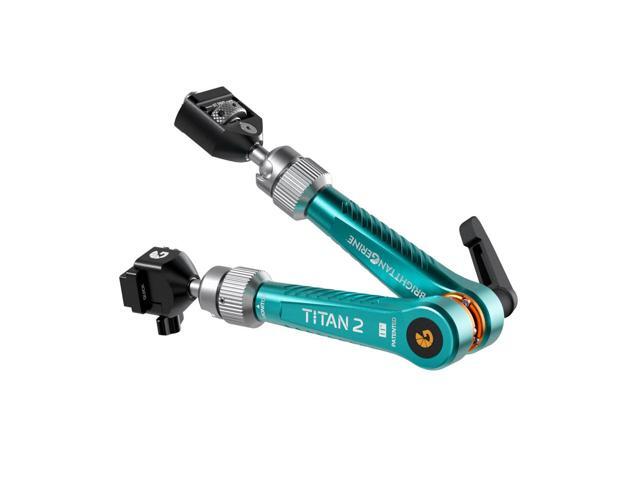 Bright Tangerine Titan Arm 2 with ARRI 3/8'-16 Anti-Twist and NATO Adapter, Seaglass