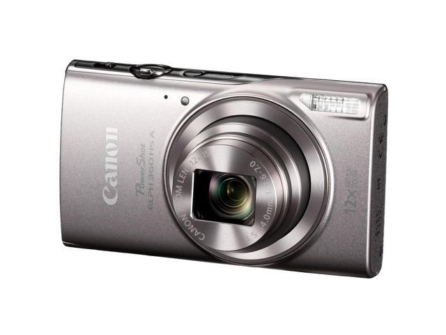 Canon - PowerShot ELPH 360 HS A Full HD Video 20.2-Megapixel Digital Camera - Silver - image 4