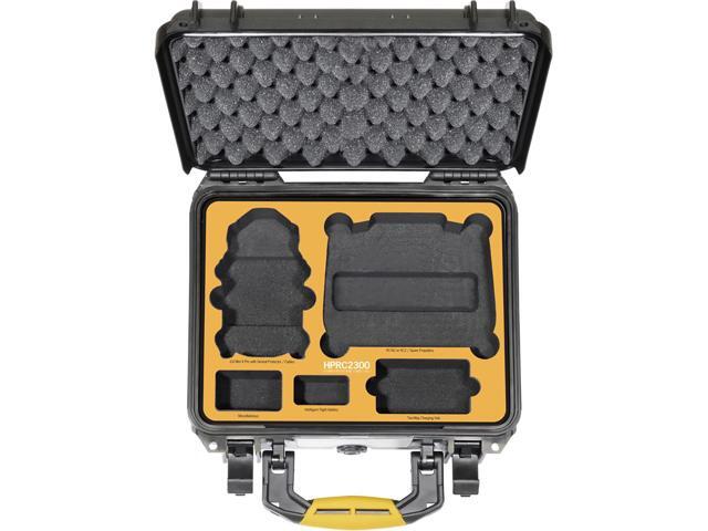 HPRC 2300 Hard Protective Case with Custom Foam for DJI Mini 5 Pro Fly More Combo, Black