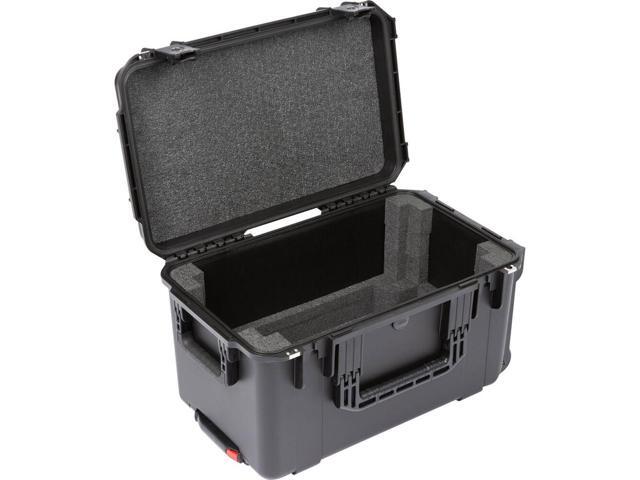 SKB iSeries 4RU Injection Molded Fly Rack Waterproof Wheeled Case, 9' Depth