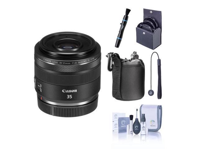 Canon RF 35mm f/1.8 Macro IS STM Lens, Bundle with ProOptic 52mm FIlter Kit, Cleaning Kit, Lens Cleaner, Lens Pouch, Lens Cap Tether