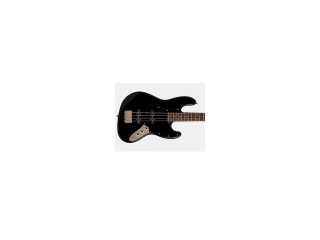 Austin AJB300 Series Double Cutaway Bass Guitar, Black