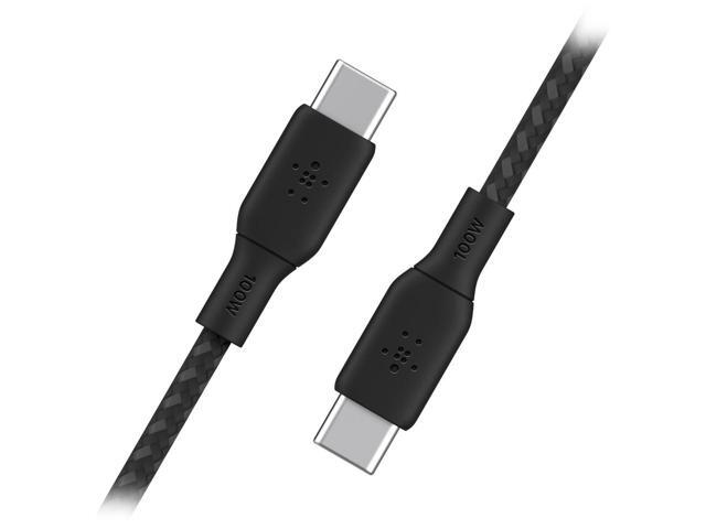 Belkin BoostCharge 10' 100W Braided USB-C Cable, Black