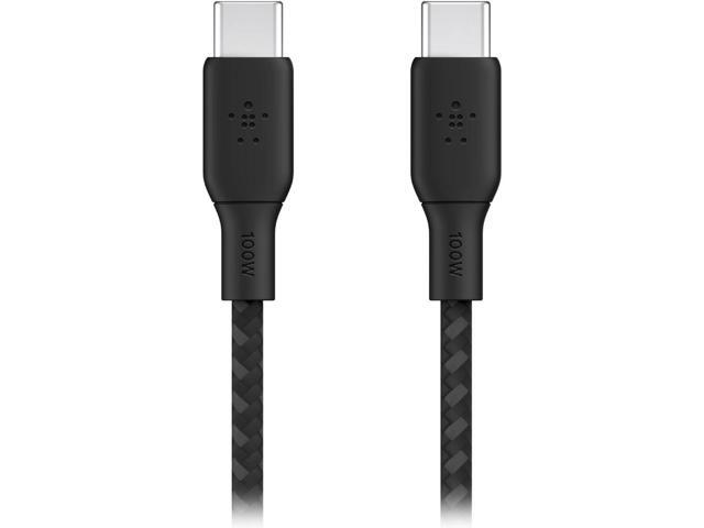 Belkin BoostCharge 10' 100W Braided USB-C Cable, Black