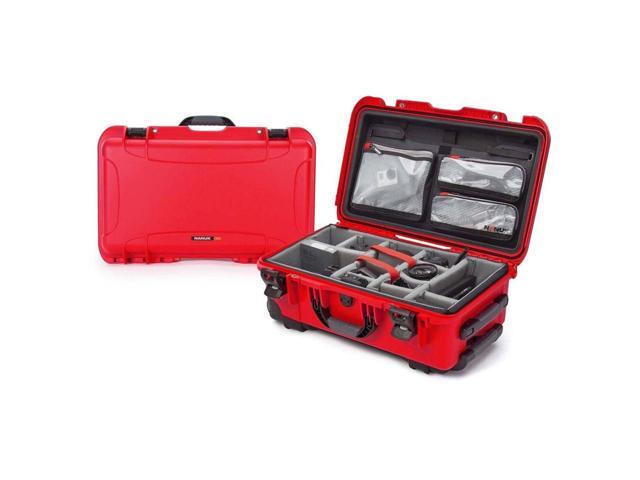 Nanuk 935 Wheeled Waterproof Hard Case Pro Photo Kit, Red #935S-060RD-0A0