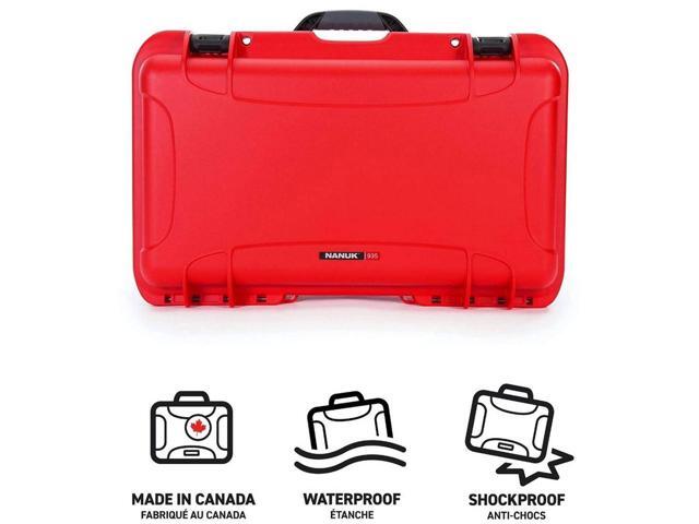 Nanuk 935 Wheeled Waterproof Hard Case Pro Photo Kit, Red #935S-060RD-0A0