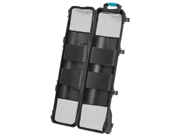 HPRC 6300WTRI Wheeled Rolling Resin Hard Case w/Interior Kit for Tripods, Black