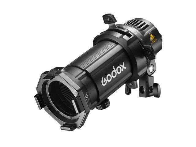Godox Projection Attachment with 36 Degree Interchangeable Lens for ML30 and ML60 LED Lights, Black