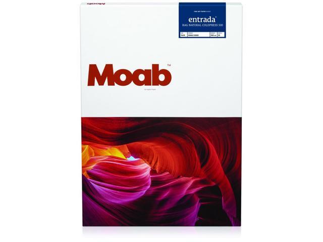 Moab Entrada Rag Natural Coldpress 300 Inkjet Print Paper, 13x19', 25 Sheets