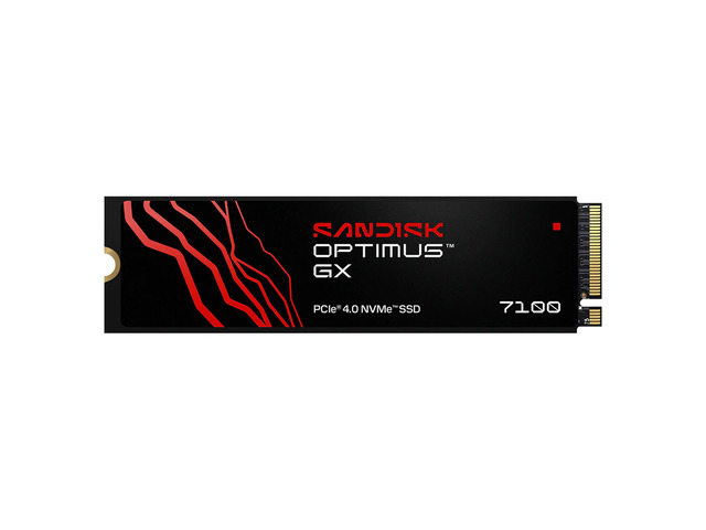 SanDisk Optimus GX 7100 M.2 2280-S3-M 500GB PCI-Express 4.0 x4 3D NAND TLC Internal Solid State Drive (SSD) SDSP71500GAN-000E0