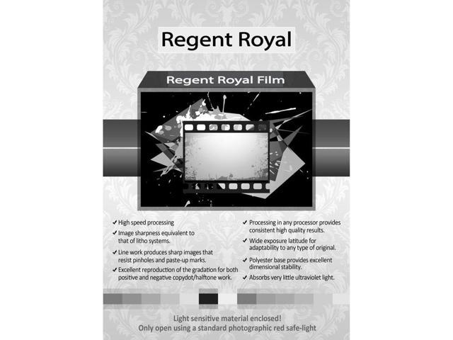 Inkpress Regent Royal Hard Dot Camera Film, 8.5x11', 50 Sheets
