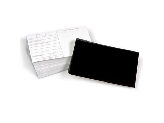 Safariland 5.50x8.50' Backing Cards, 100 Pack, White #1-3501