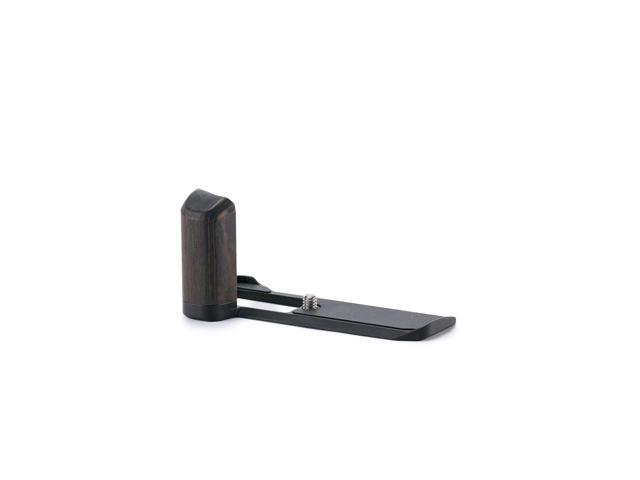 Tilta L-Bracket Mounting Baseplate with Wooden Grip for Fujifilm X-M5 Camera, Black