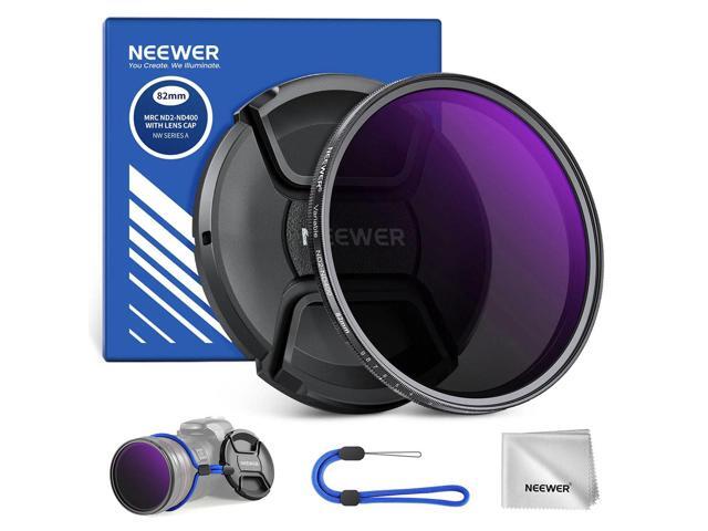Neewer NEEWER 55MM MRC ADJUSTABLE ND FILTER ND2-ND400 WITH LENS CAP #10104780