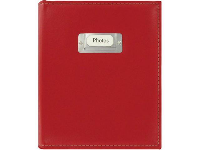 Pioneer ID Series Bound Album w/ID Plate, Holds 208 4x6', 2 Per Page, Red