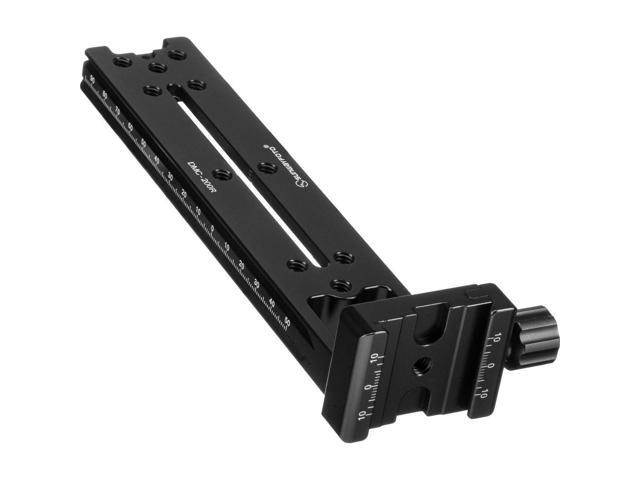 SunwayFoto DMC-200R Vertical Rail With 'On-End' Clamp for Arca-Style and RRS Clamps