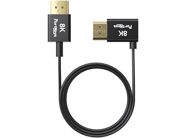 Portkeys 3.3' Ultra-Thin 10-Core Coaxial HDMI Cable #P269