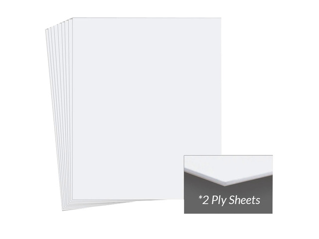 Archival Methods 16x20in Museum Board, 2 Ply, Wht,25Pk #40208
