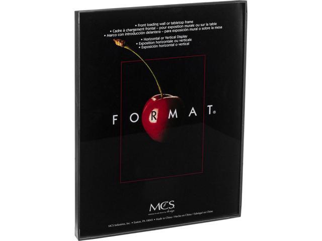MCS Plastic Format Frame for 9x12' Photograph, Black #12604R