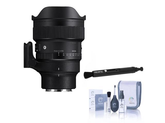 Sigma 14mm f/1.4 DG Art Lens for Sony E, with Pen Lens Cleaner and Cleaning Kit